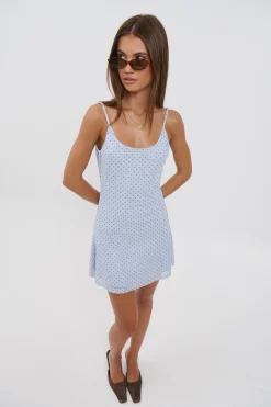 Malia Mini Dress Baby Blue