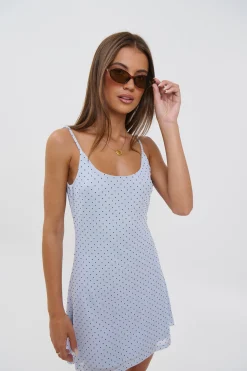Malia Mini Dress Baby Blue