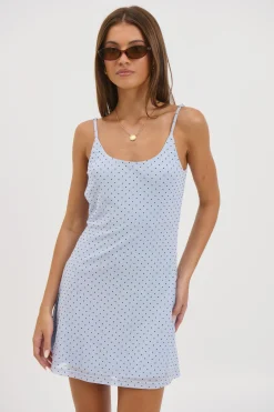 Malia Mini Dress Baby Blue