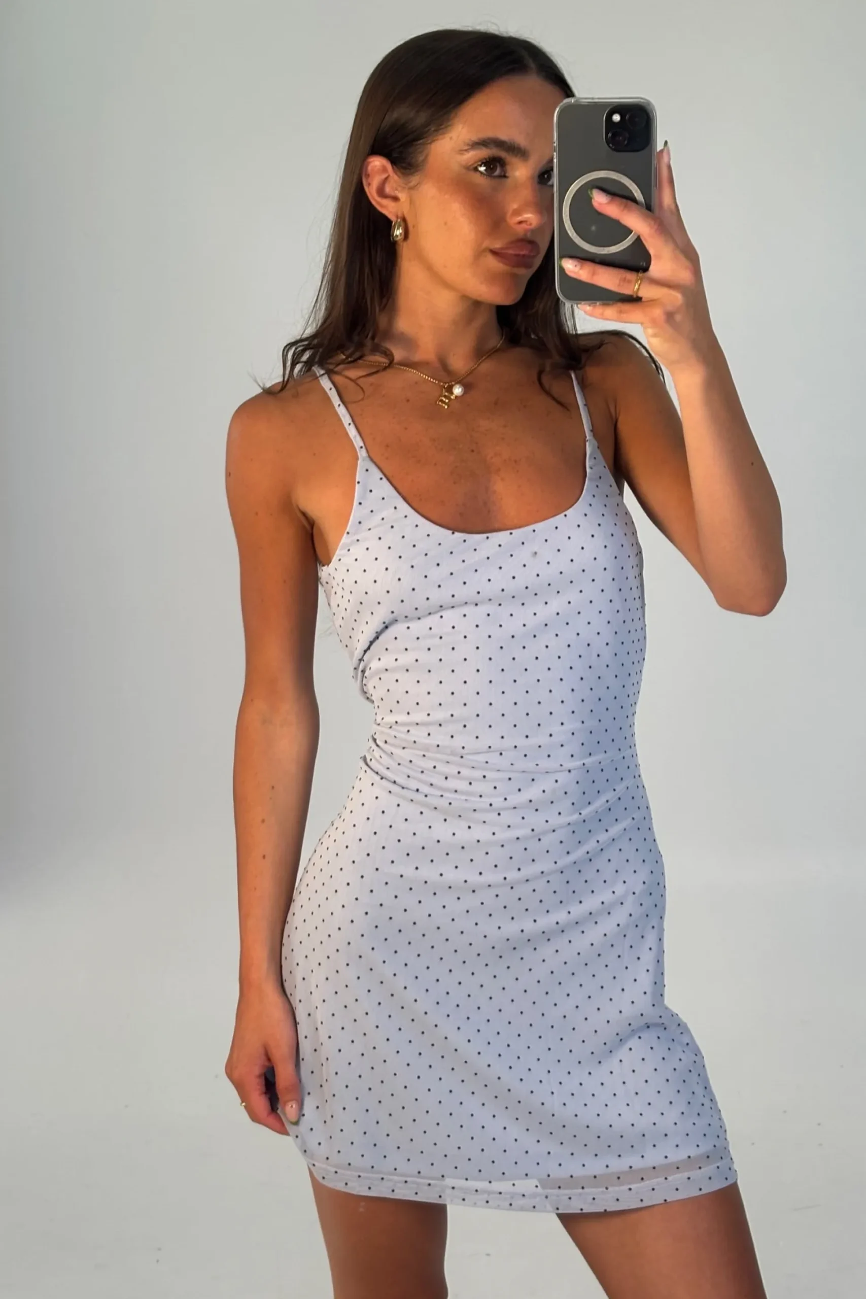 Malia Mini Dress Baby Blue