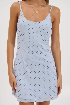 Malia Mini Dress Baby Blue
