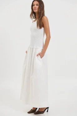 Malibu Maxi Dress White