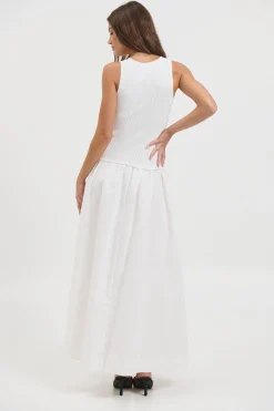 Malibu Maxi Dress White