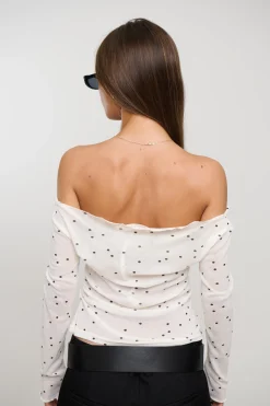 Mardy Sheer Top Ivory