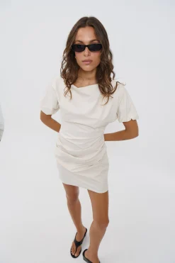 Margarita Mini Dress Beige