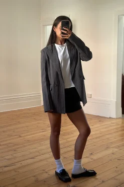 Maya Blazer Dark Grey