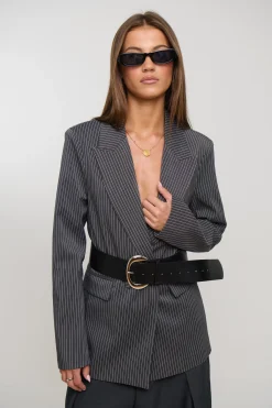 Maya Blazer Dark Grey