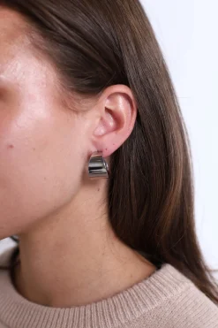 Messi Earring Silver Plated