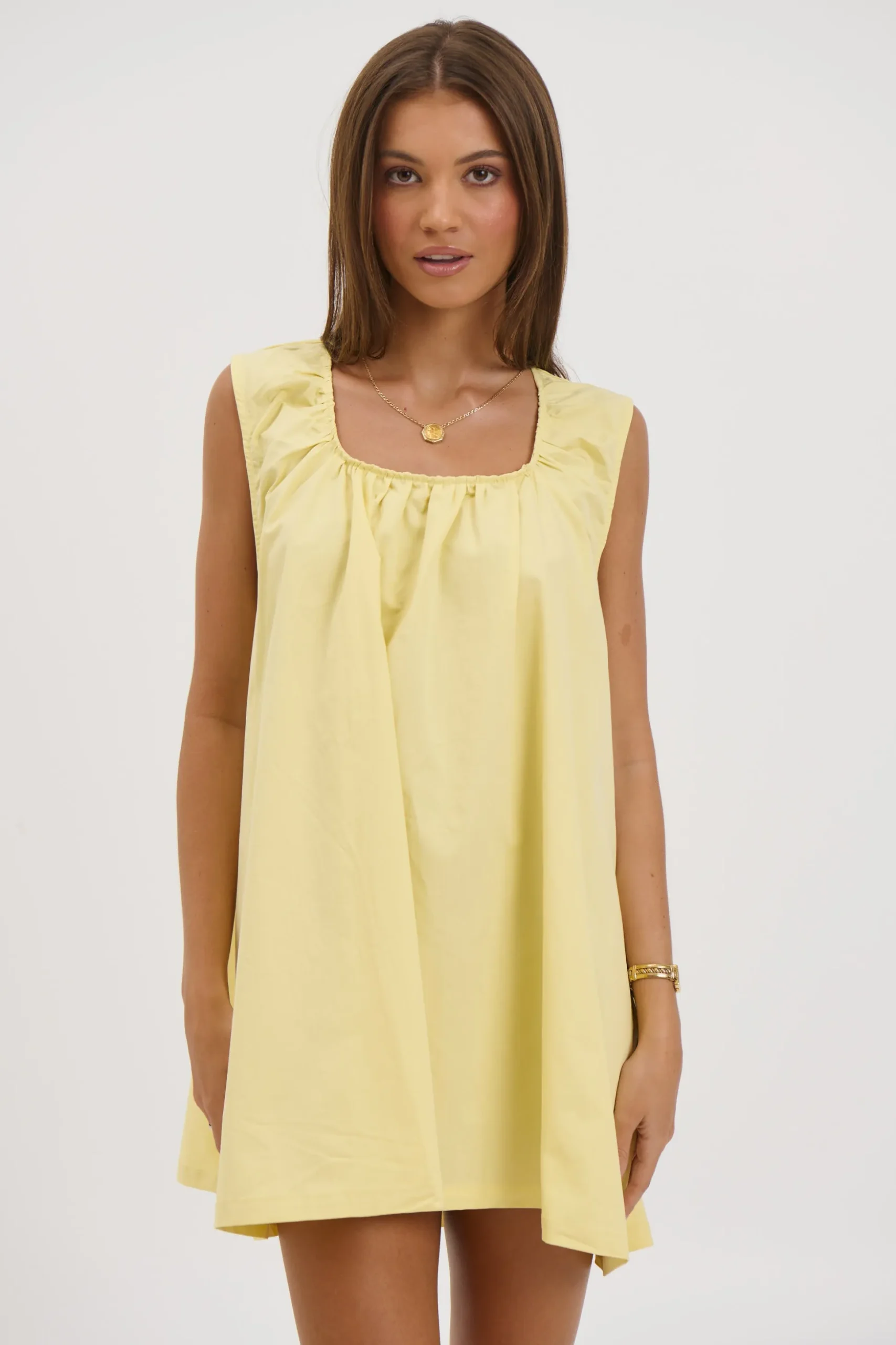 Miley Mini Dress Lemon