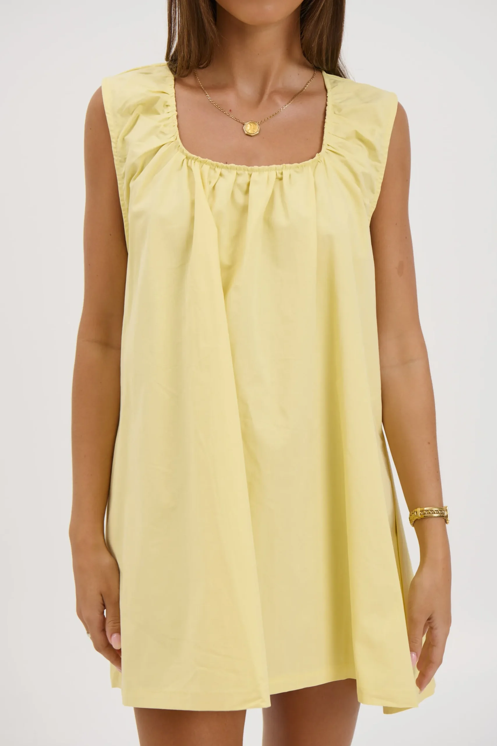 Miley Mini Dress Lemon