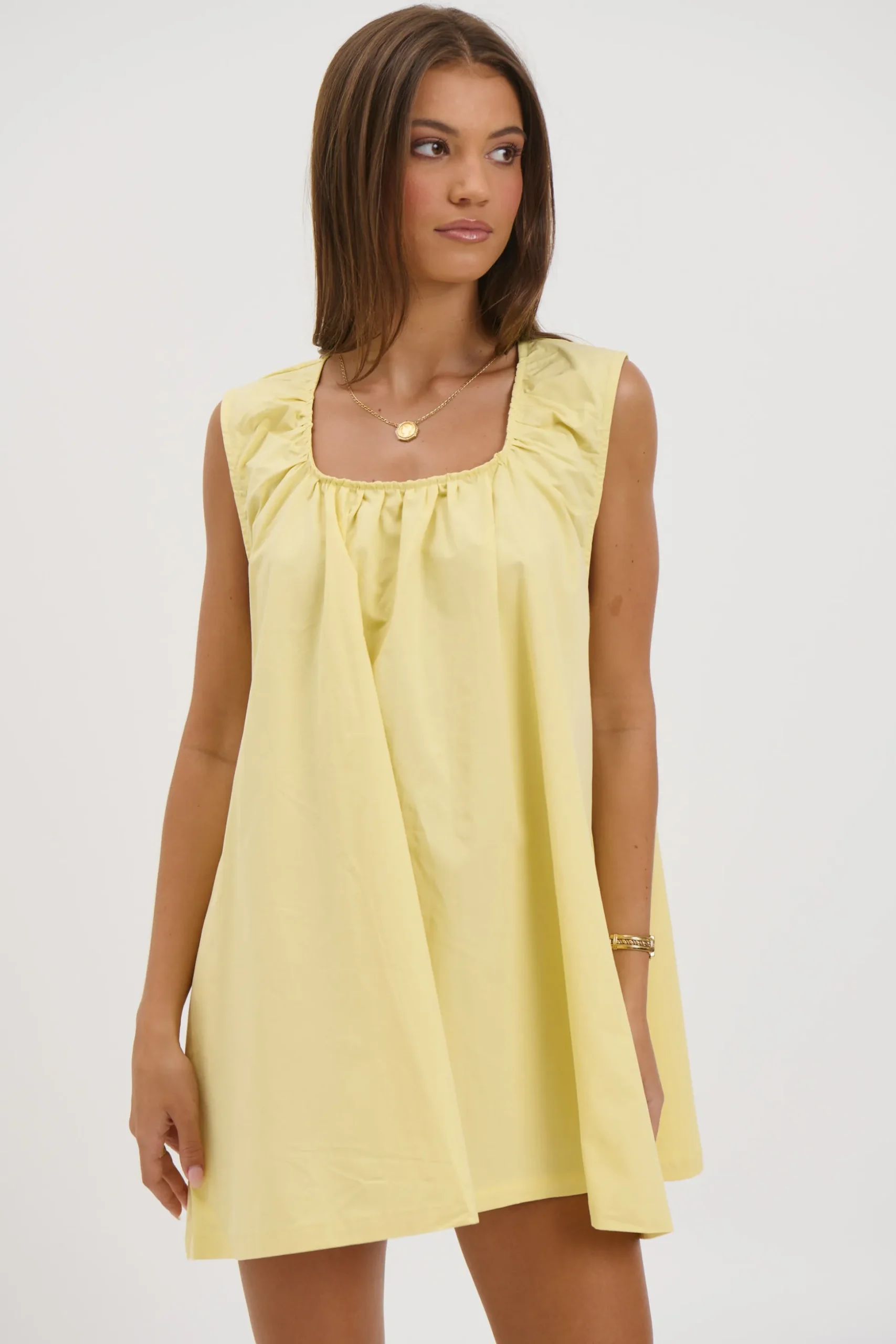 Miley Mini Dress Lemon
