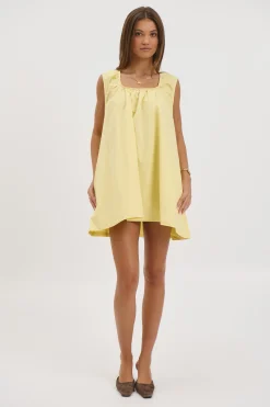 Miley Mini Dress Lemon