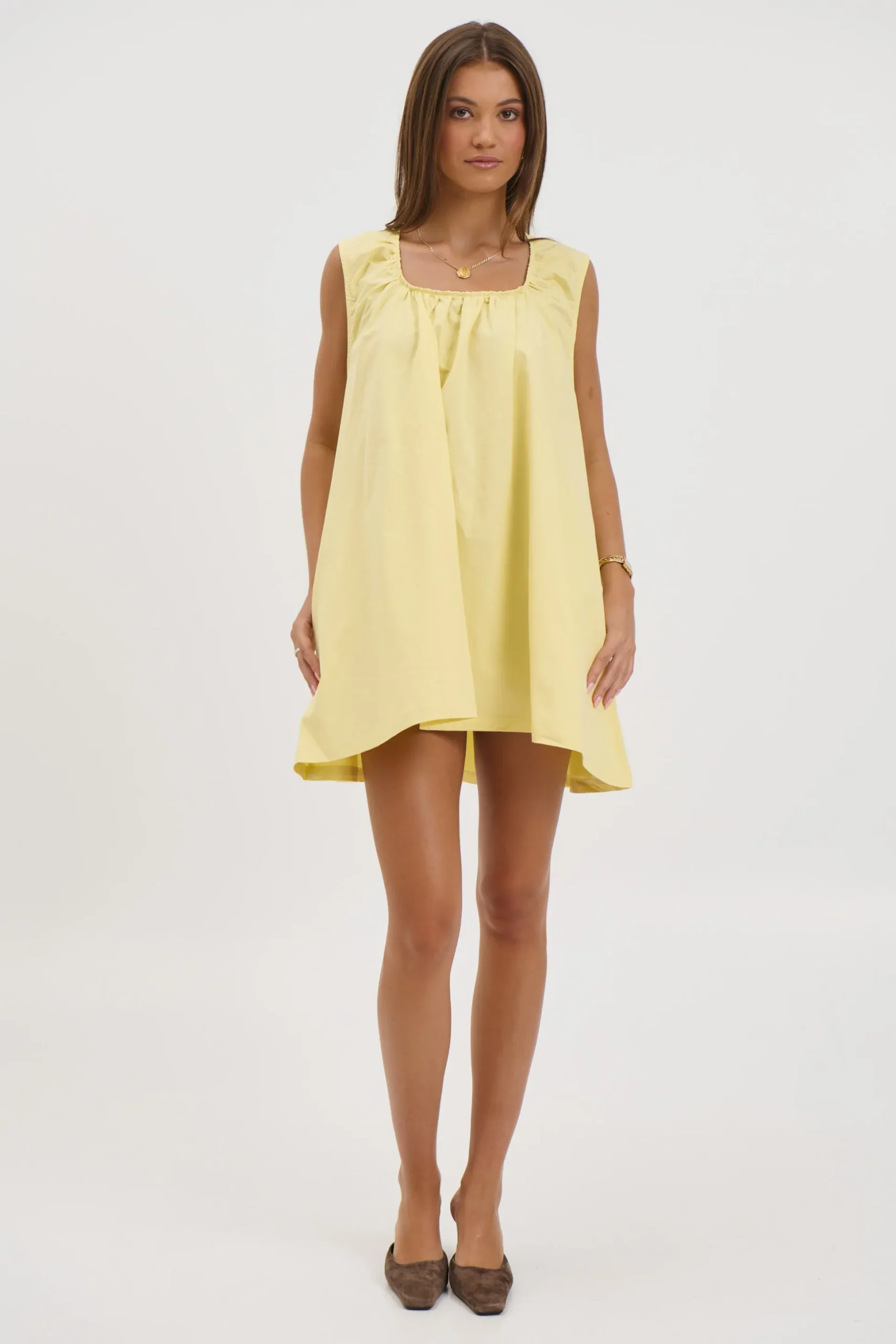 Miley Mini Dress Lemon