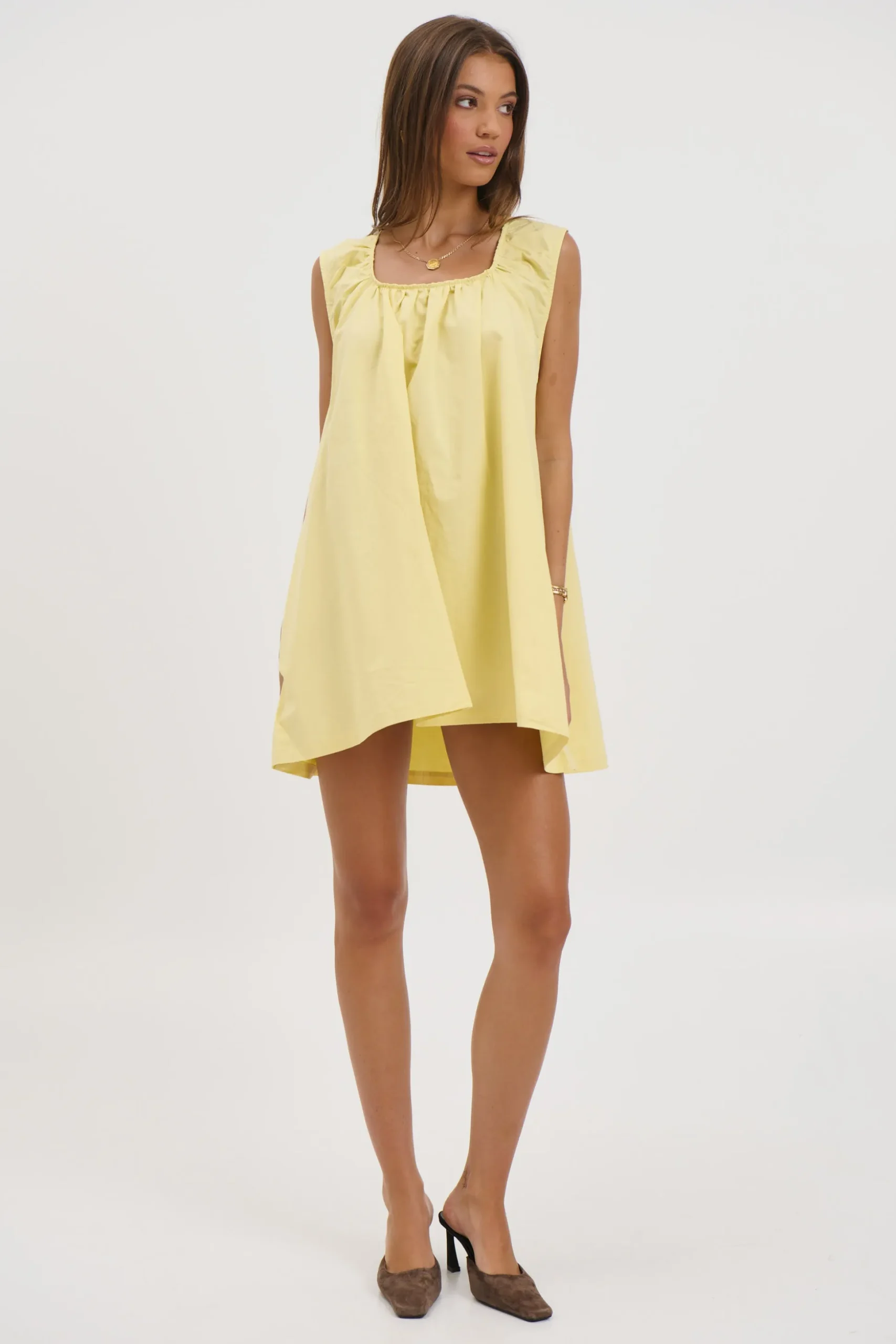 Miley Mini Dress Lemon