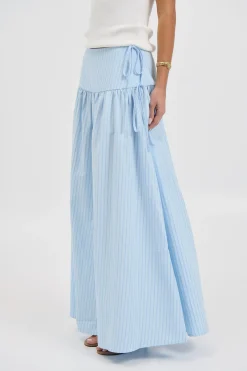 Minnie Maxi Skirt Sky
