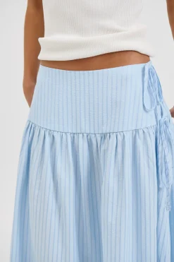 Minnie Maxi Skirt Sky