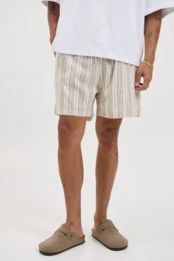 Mitchell Short Choc Stripe