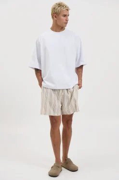 Mitchell Short Choc Stripe