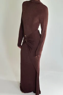 Muse Maxi Dress Chocolate