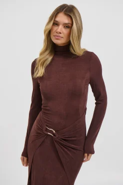 Muse Maxi Dress Chocolate