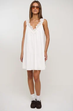 Mya Mini Dress White