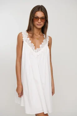 Mya Mini Dress White