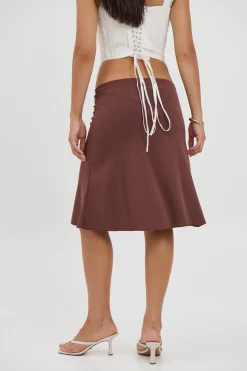 Nassia Skirt Chocolate