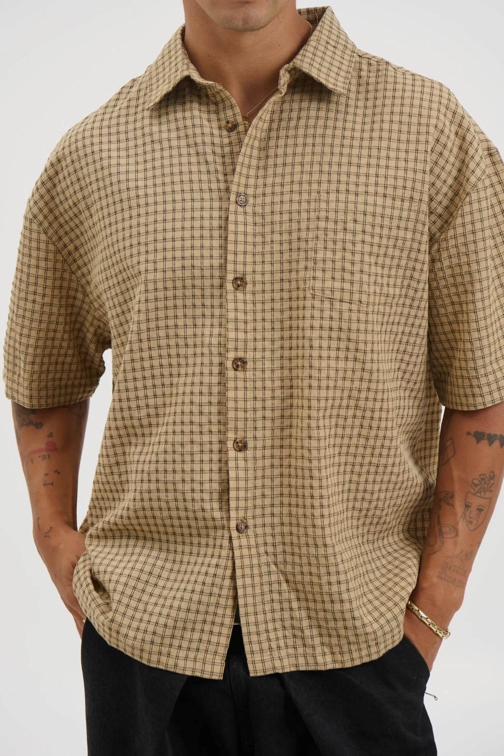 Nathaniel Drop Shirt Check