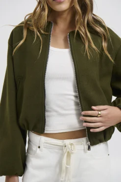 Nella Bomber Jacket Khaki