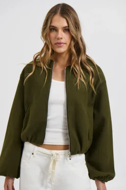 Nella Bomber Jacket Khaki