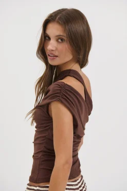 Nevada Asymmetric Top Chocolate