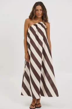 Neve Midi Dress Mocha