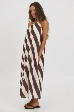 Neve Midi Dress Mocha
