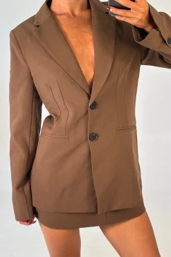 Nicole Skirt Chocolate