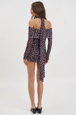 Nicolina Mini Dress Coffee