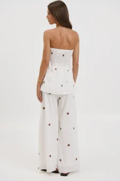 Nora Set White Polka