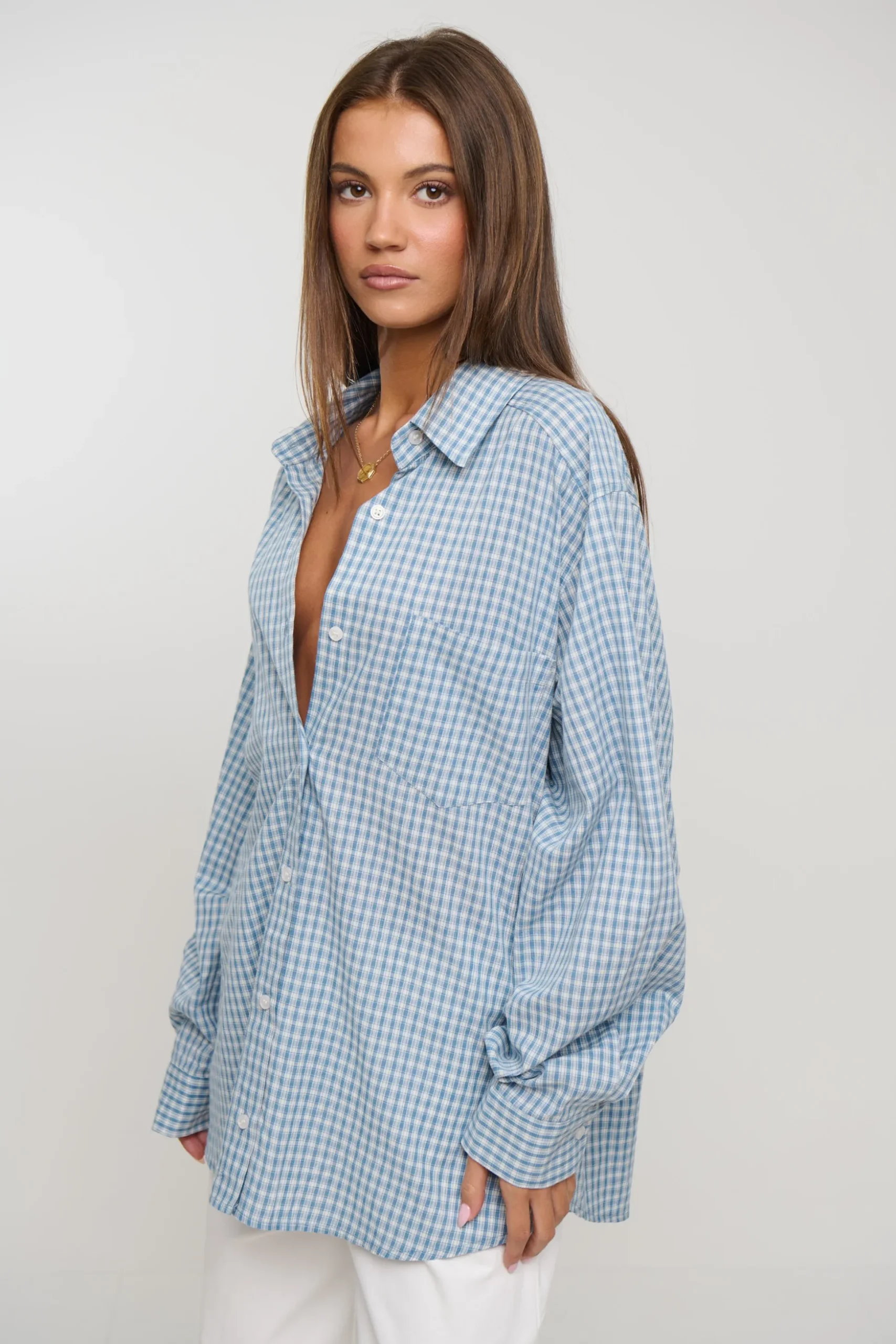 Notting Hill Shirt Baby Blue Check