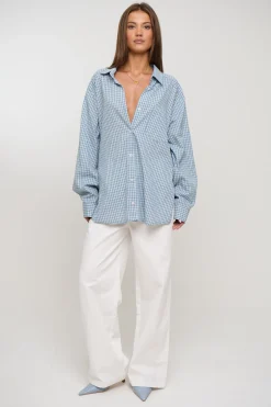 Notting Hill Shirt Baby Blue Check