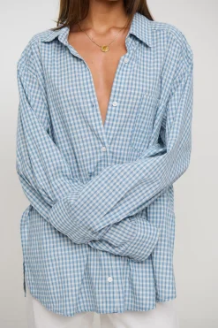 Notting Hill Shirt Baby Blue Check