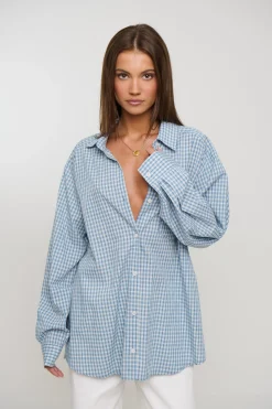 Notting Hill Shirt Baby Blue Check
