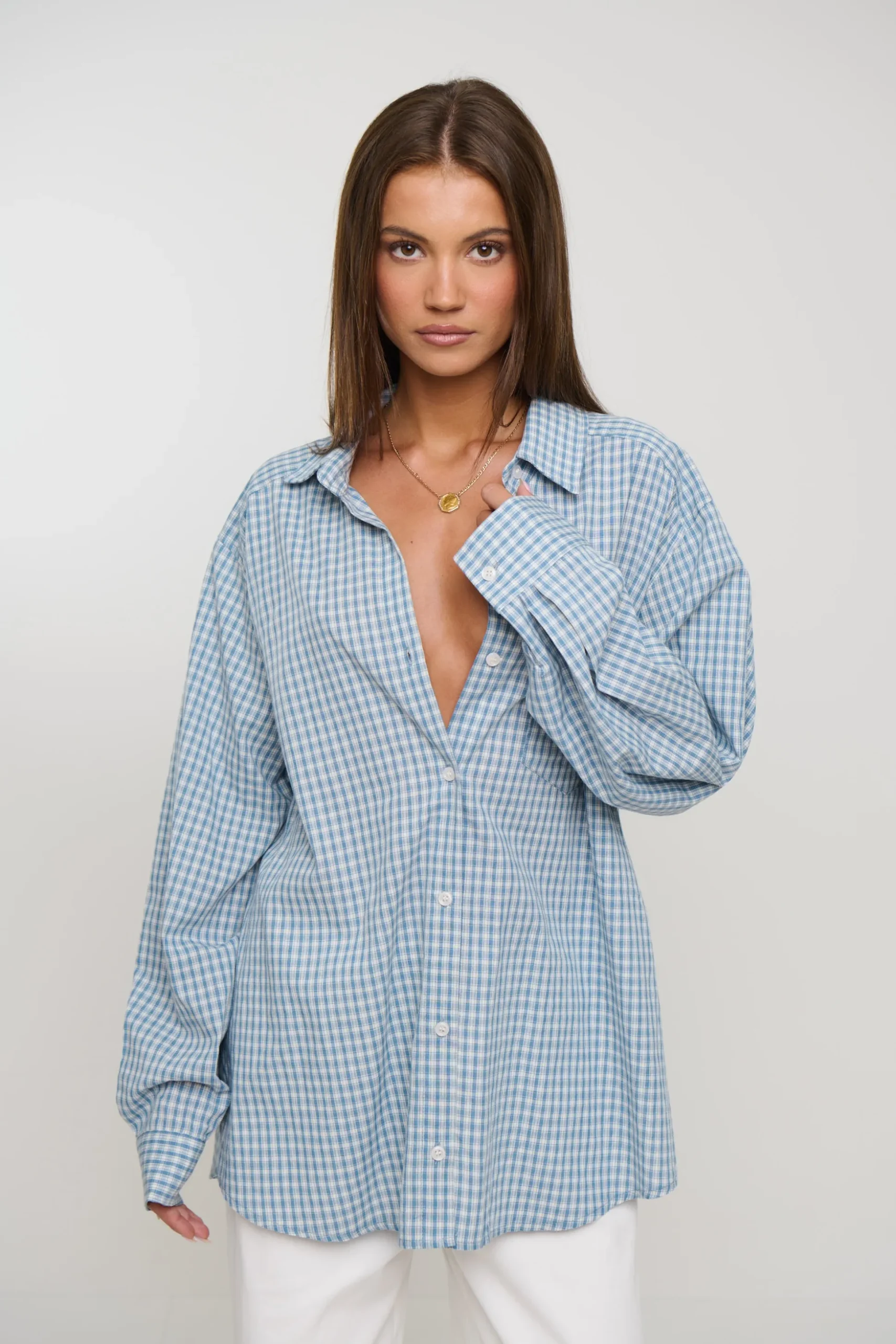 Notting Hill Shirt Baby Blue Check