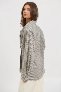 Notting Hill Shirt Cream Check