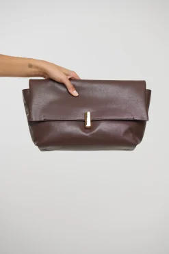 Novie Clutch Chocolate