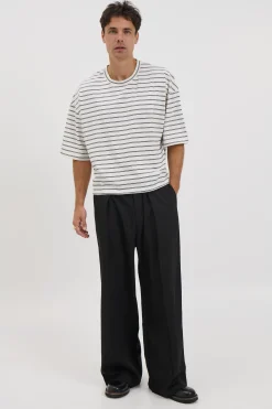 NTH Crop Box Tee Double Stripe