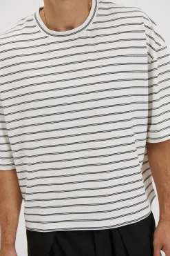 NTH Crop Box Tee Double Stripe