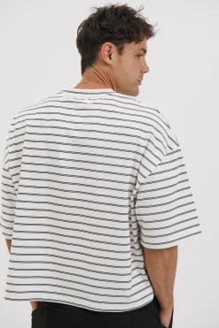 NTH Crop Box Tee Double Stripe