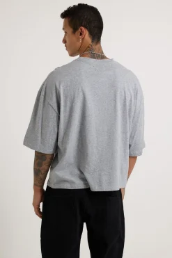 NTH Crop Box Tee Grey