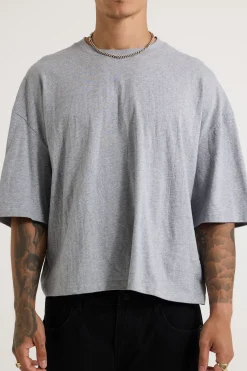 NTH Crop Box Tee Grey