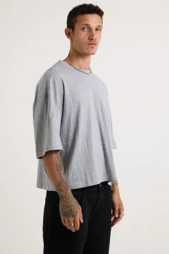 NTH Crop Box Tee Grey