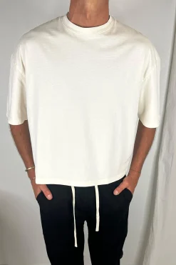 NTH Crop Box Tee Ivory